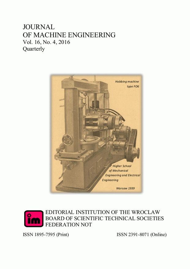 Journal of Machine Engineering